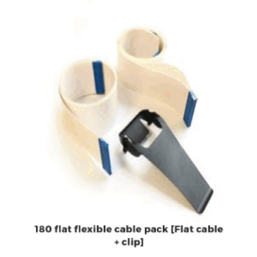 Picture of DOT/TDOT-180-180 flat flexible cable pack [Flat cable + clip]