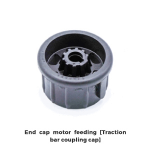 Picture of DOT/TDOT-180/220-End cap motor feeding [Traction bar coupling cap]