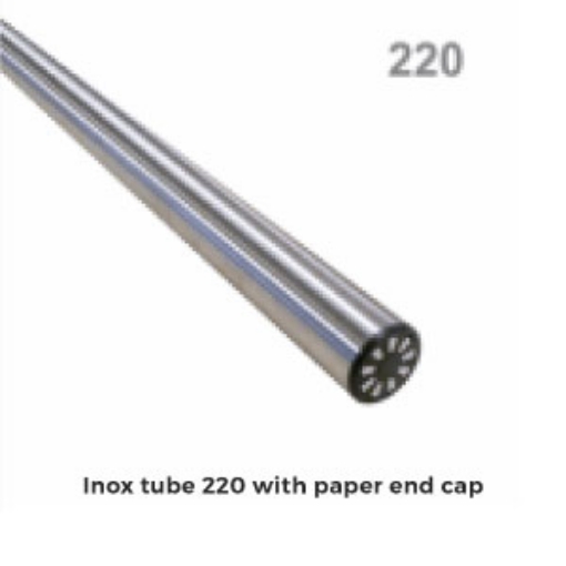 Picture of DOT/TDOT-220-Inox tube 220 with paper end cap