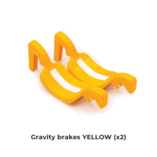 Picture of DOT/TDOT-180/220-Gravity brakes YELLOW (x2)