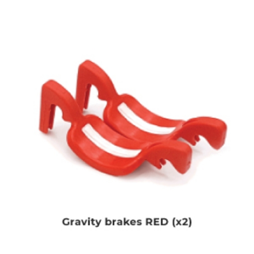 Picture of DOT/TDOT-180/220-Gravity brakes RED (x2)
