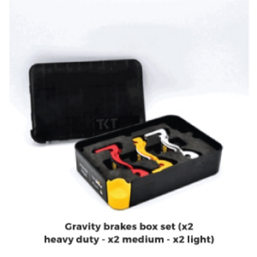 Picture of TDOT-180/220-Gravity brakes box set (x2 heavy duty - x2 medium - x2 light)