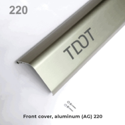 Picture of TDOT-220-Front cover, aluminum (AG) 220